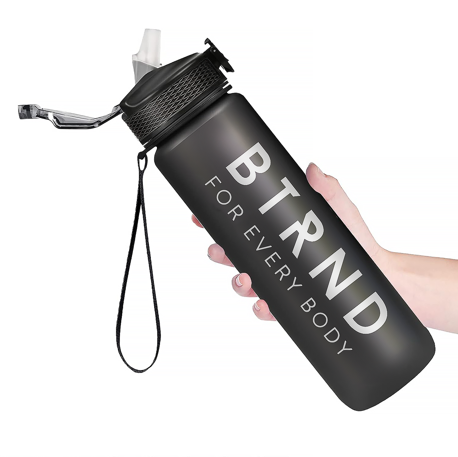Gourde de fitness BTRND Hydra 1000ml (Black Charcoal)