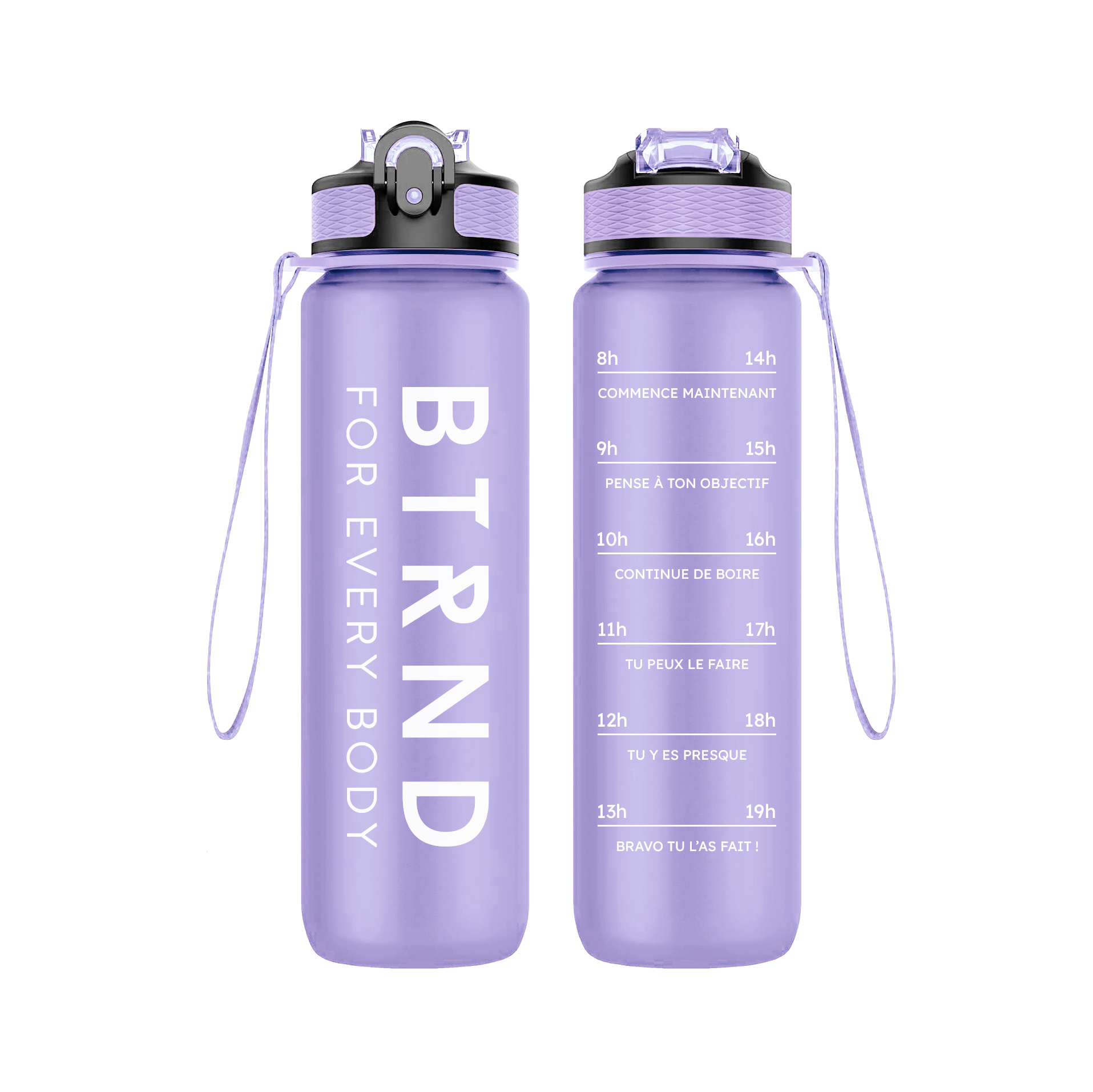 Gourde de fitness BTRND Hydra 1000ml (Purple Lavender)
